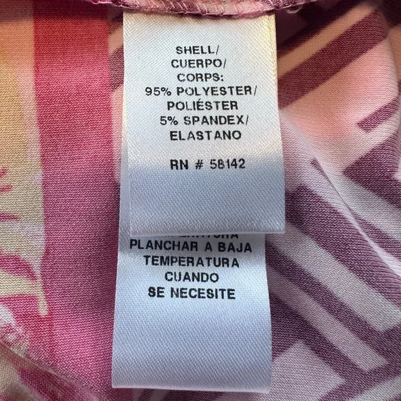 Wisp Tropical Floral Halter Maxi Dress Pink Yellow Braided Strap NWT 12 Summer - Picture 4 of 13